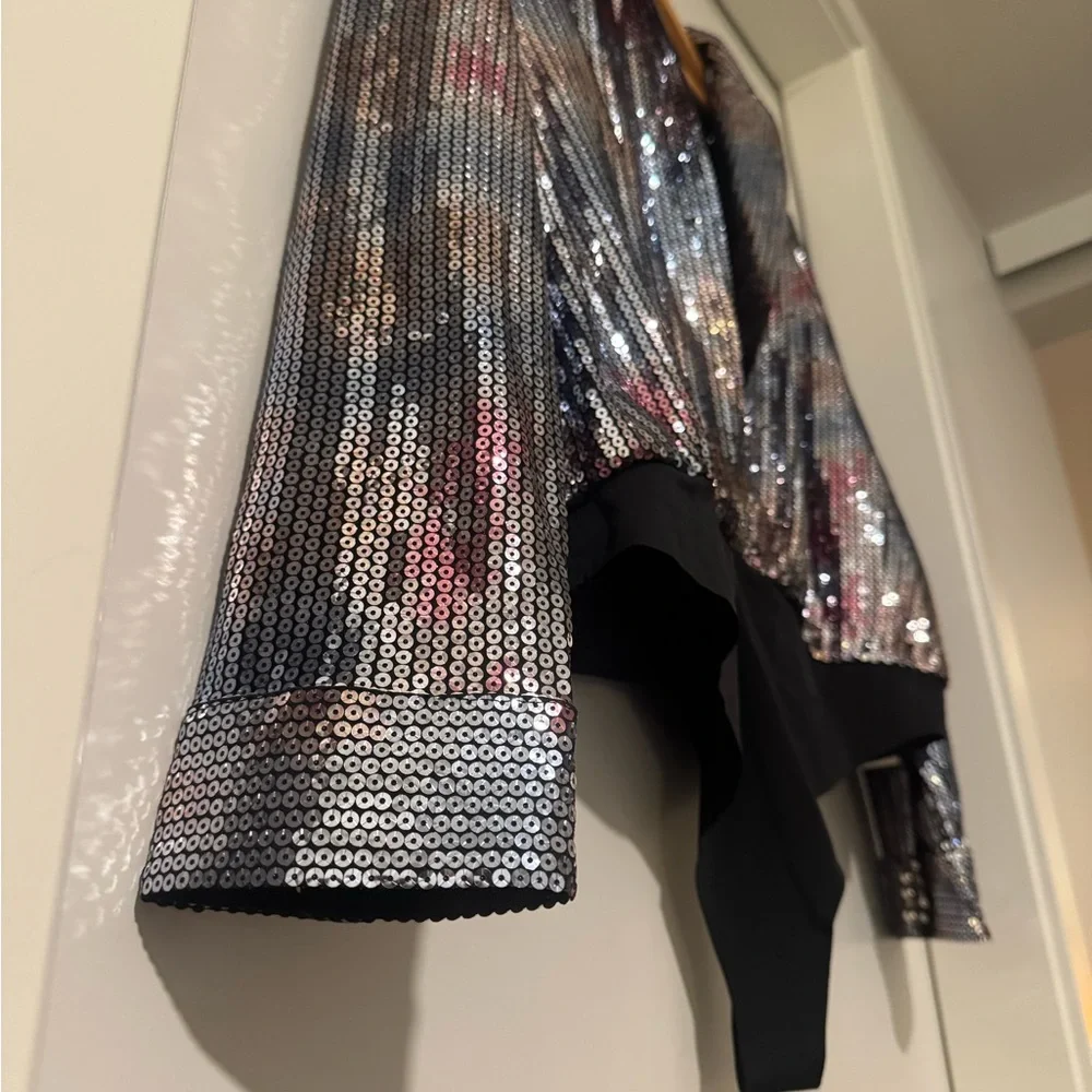 NWT Nadine Merabi Lola Sequin Co-ord Set SOLD OUT XL - Picture 5 of 12